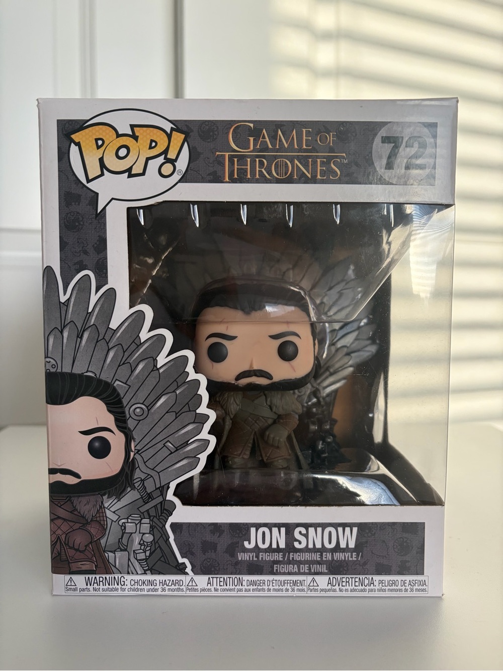 Funko Pop! Game of Thrones Jon Snow Vinyl Figure #72